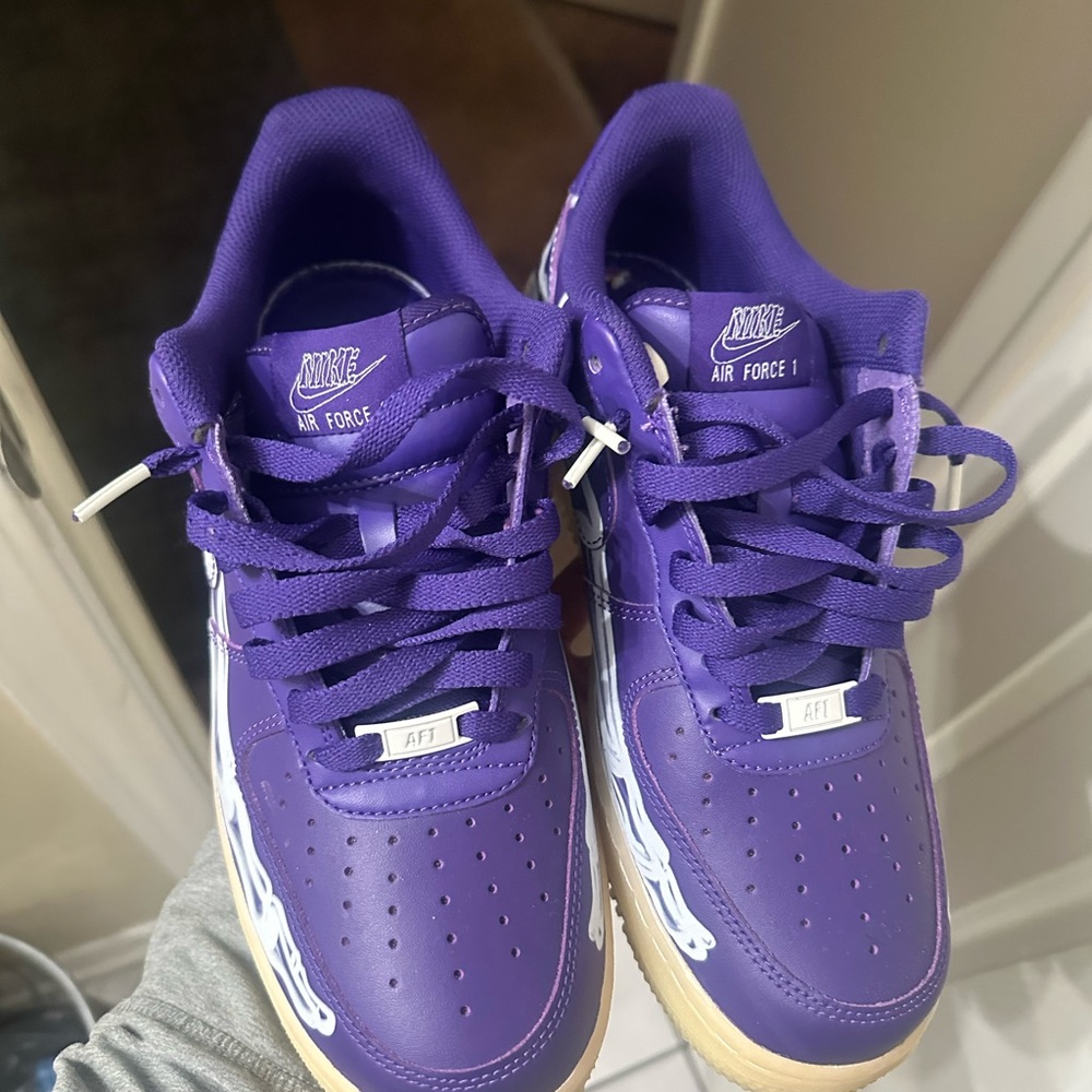 Nike Skeleton AF 1 Purple. Size 8.5 Mens